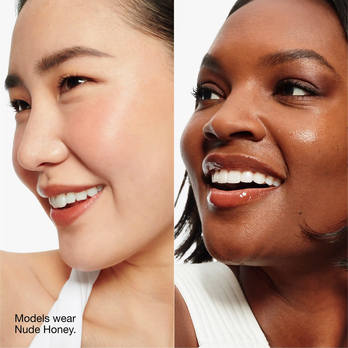 Clinique Pop™ Lip + Cheek Oil in Black Honey, Pink Honey and Nude Honey - Nude Honey